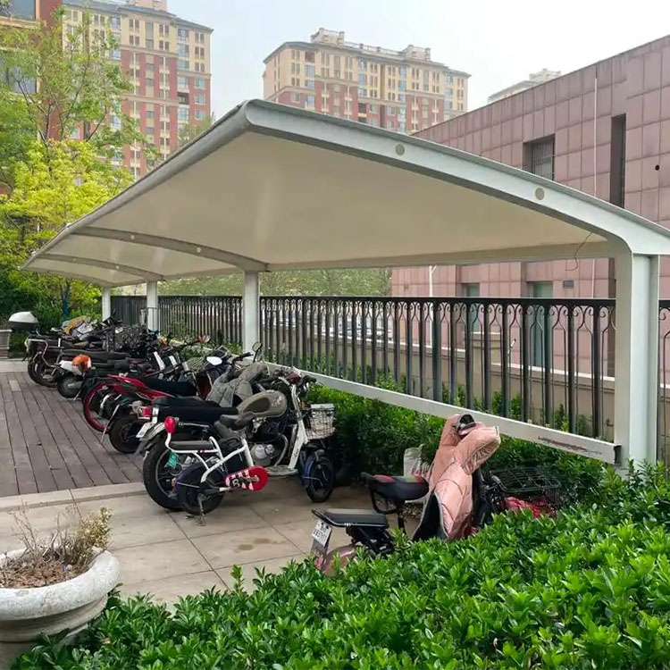 临洮县膜结构电动车棚